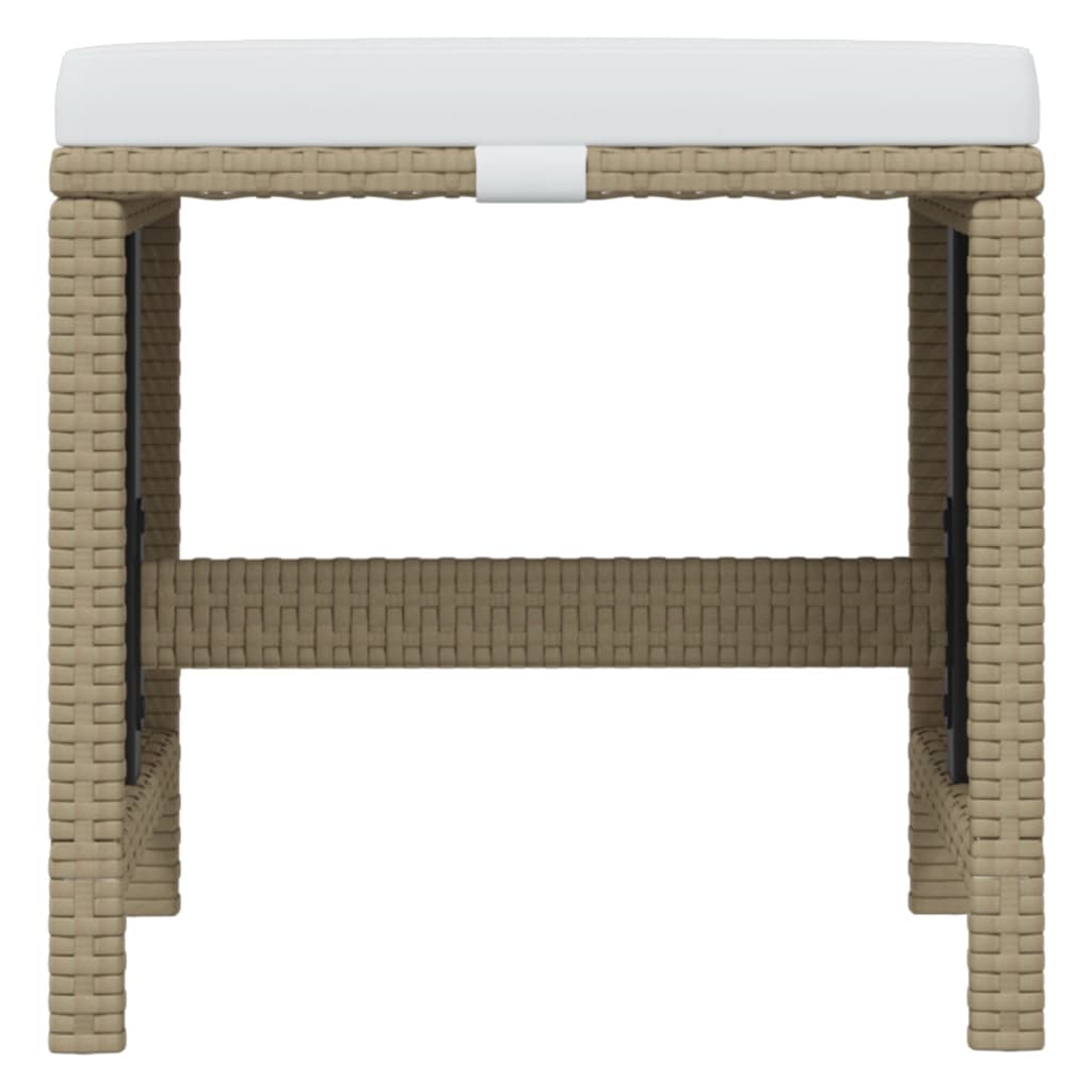 19-delige Tuinset met kussens poly rattan beige is nu te koop bij PeponiXL, paradijselijk wonen!