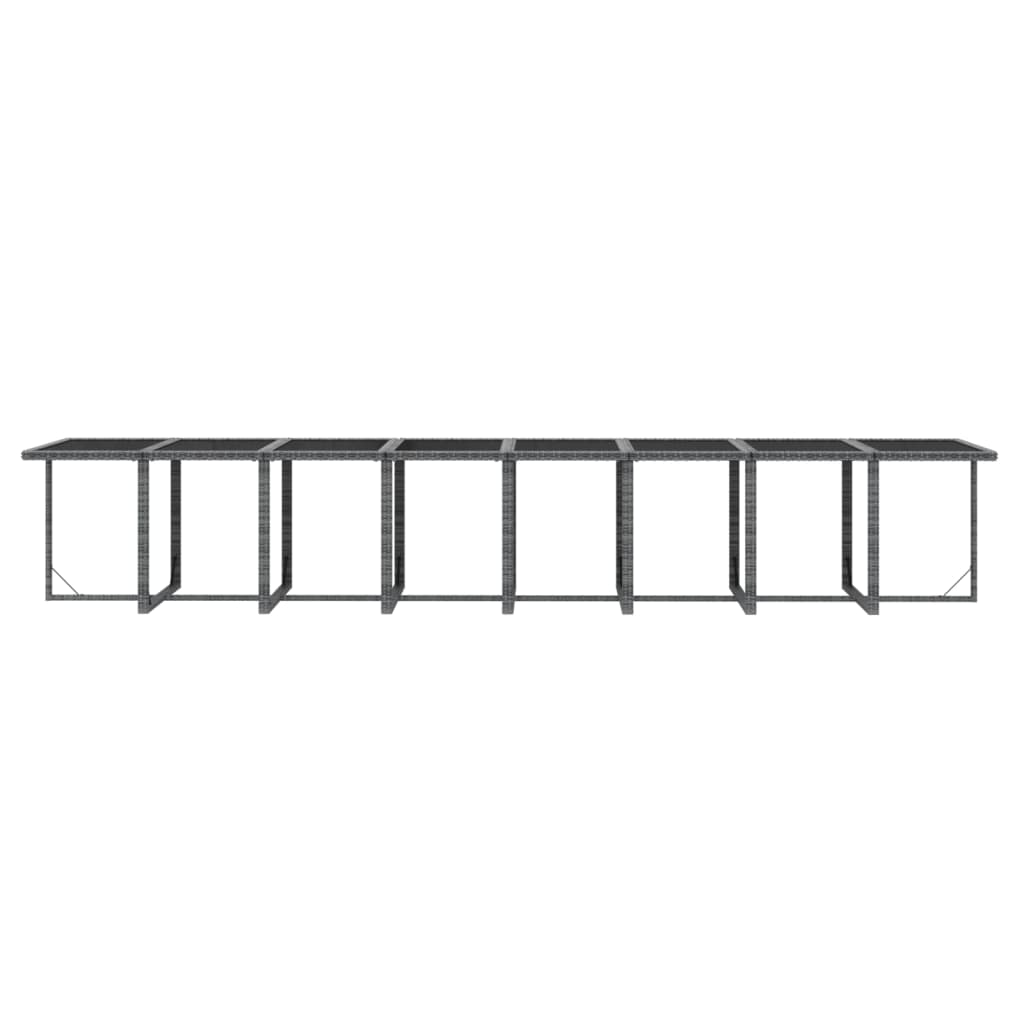 21-delige Tuinset met kussens poly rattan grijs is nu te koop bij PeponiXL, paradijselijk wonen!