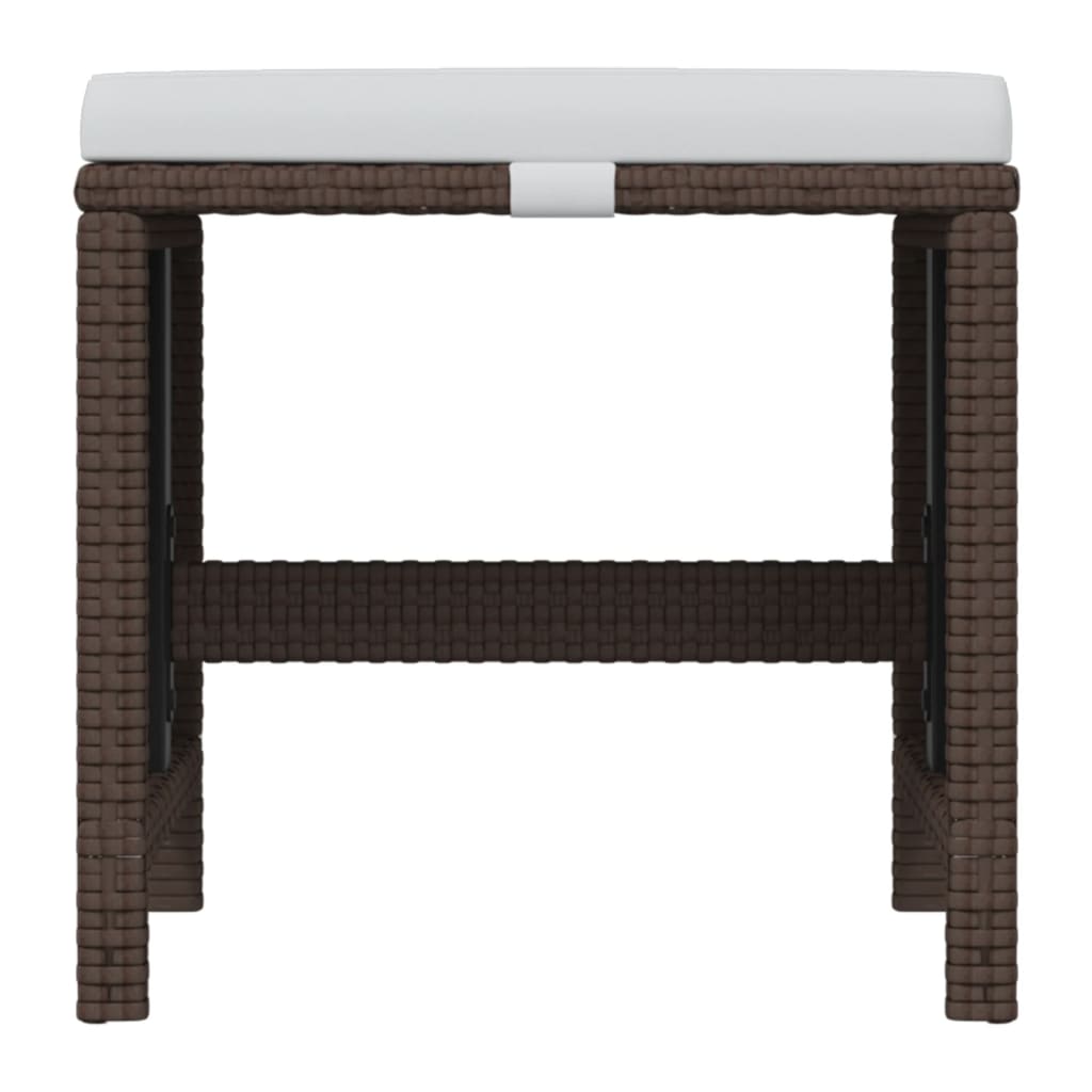 21-delige Tuinset met kussens poly rattan bruin is nu te koop bij PeponiXL, paradijselijk wonen!