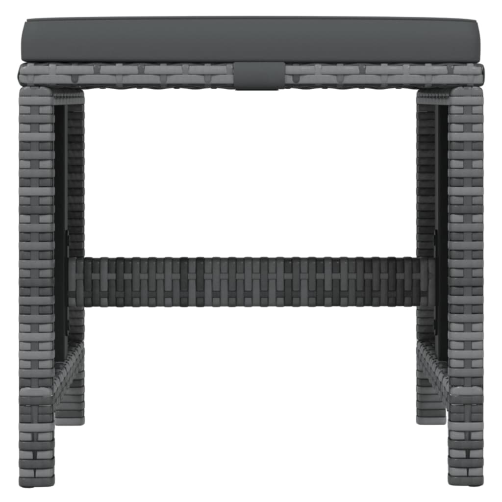 21-delige Tuinset met kussens poly rattan grijs is nu te koop bij PeponiXL, paradijselijk wonen!