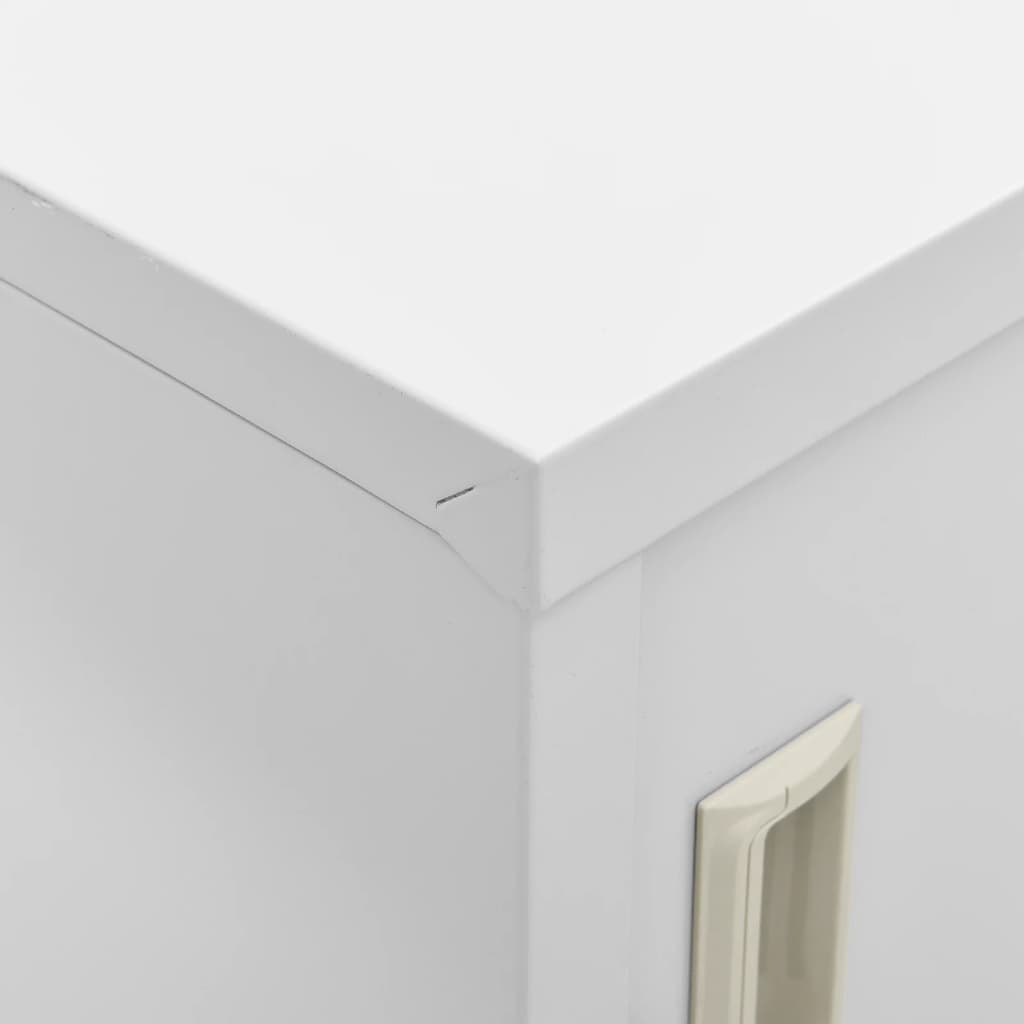 Lockerkasten 5 st 90x45x92,5 cm staal lichtgrijs is nu te koop bij PeponiXL, paradijselijk wonen!