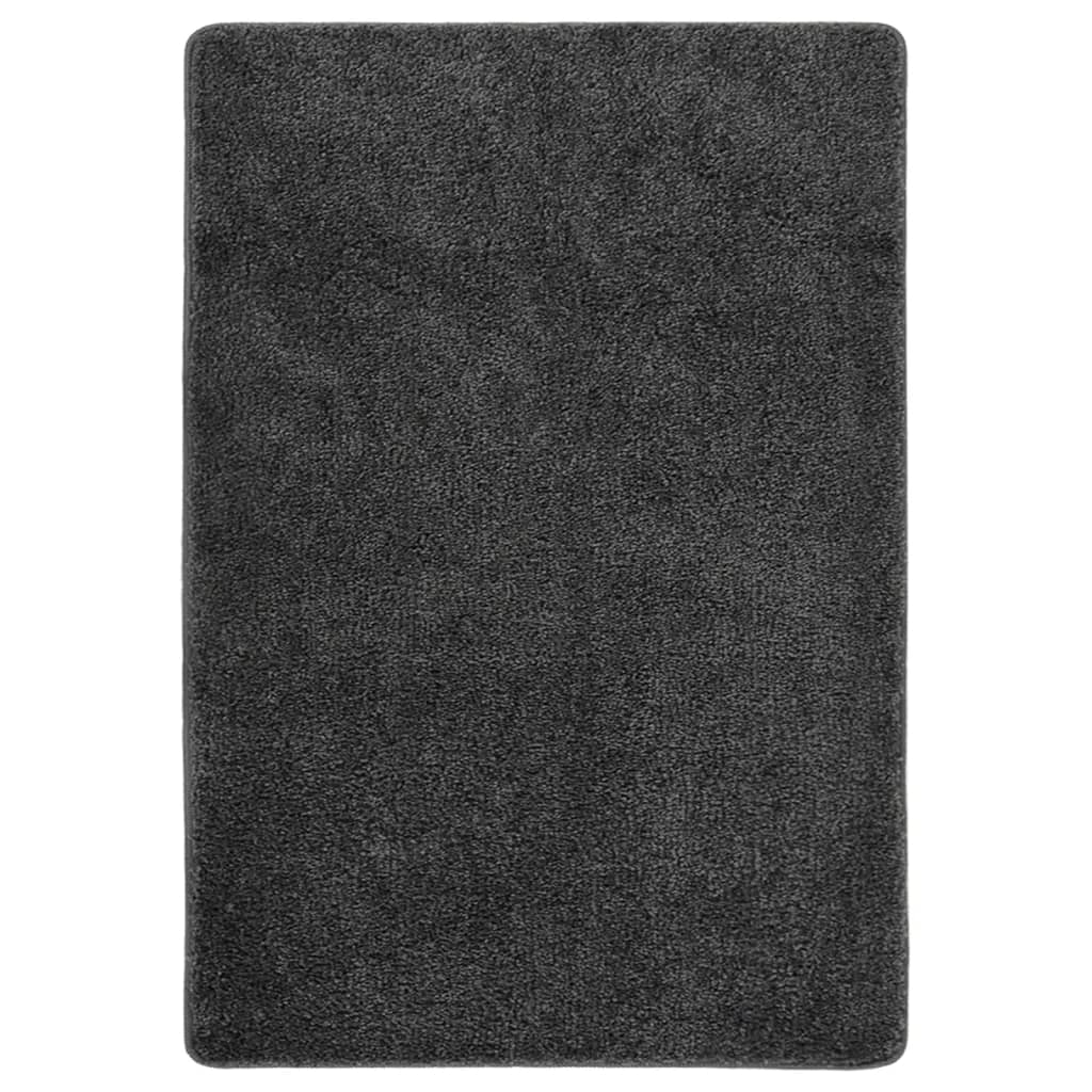 Vloerkleed shaggy anti-slip 120x170 cm donkergrijs is nu te koop bij PeponiXL, paradijselijk wonen!
