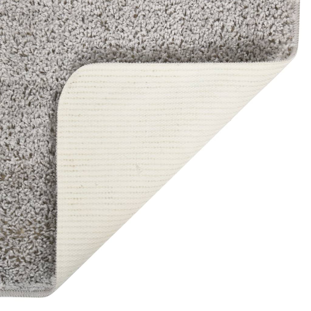 Vloerkleed shaggy anti-slip 140x200 cm lichtgrijs is nu te koop bij PeponiXL, paradijselijk wonen!