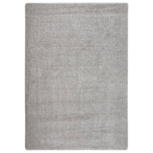Vloerkleed shaggy anti-slip 160x230 cm lichtgrijs is nu te koop bij PeponiXL, paradijselijk wonen!