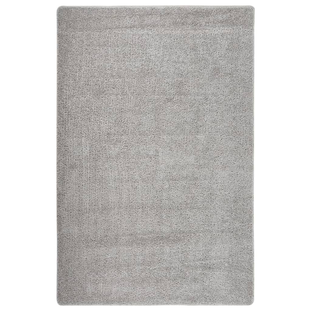 Vloerkleed shaggy anti-slip 200x290 cm lichtgrijs is nu te koop bij PeponiXL, paradijselijk wonen!