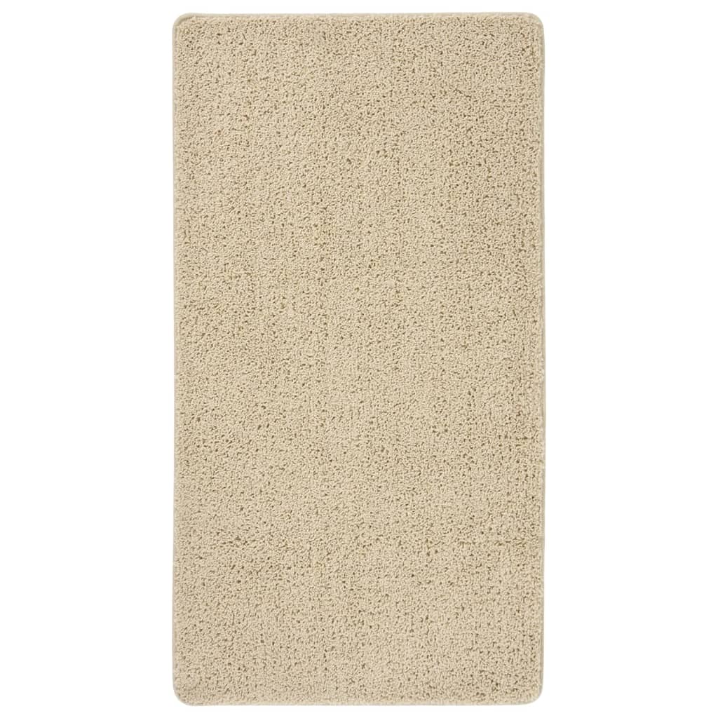 Vloerkleed shaggy anti-slip 80x150cm crèmekleurig is nu te koop bij PeponiXL, paradijselijk wonen!