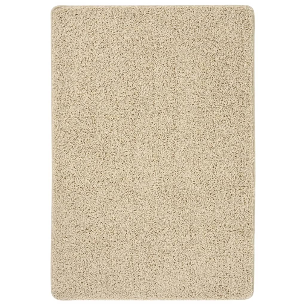 Vloerkleed shaggy anti-slip 120x170 cm crèmekleurig is nu te koop bij PeponiXL, paradijselijk wonen!
