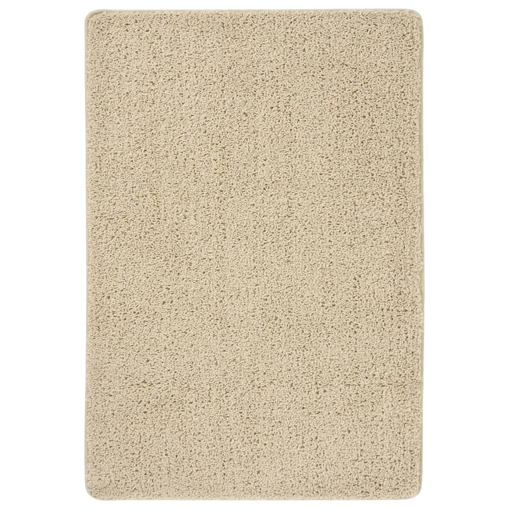 Vloerkleed shaggy anti-slip 160x230 cm crèmekleurig is nu te koop bij PeponiXL, paradijselijk wonen!
