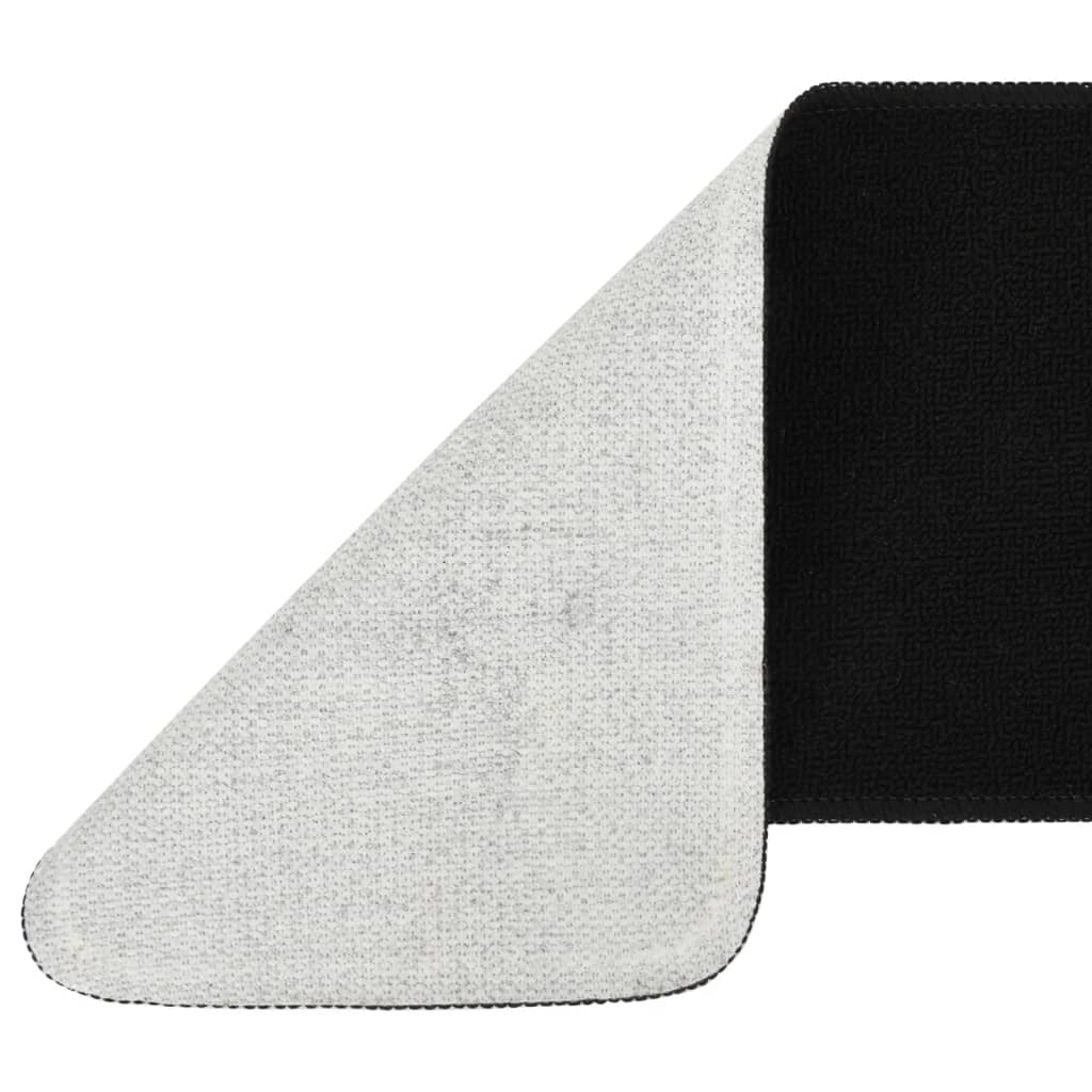 Trapmatten 15 st anti-slip rechthoekig 60x25 cm zwart is nu te koop bij PeponiXL, paradijselijk wonen!