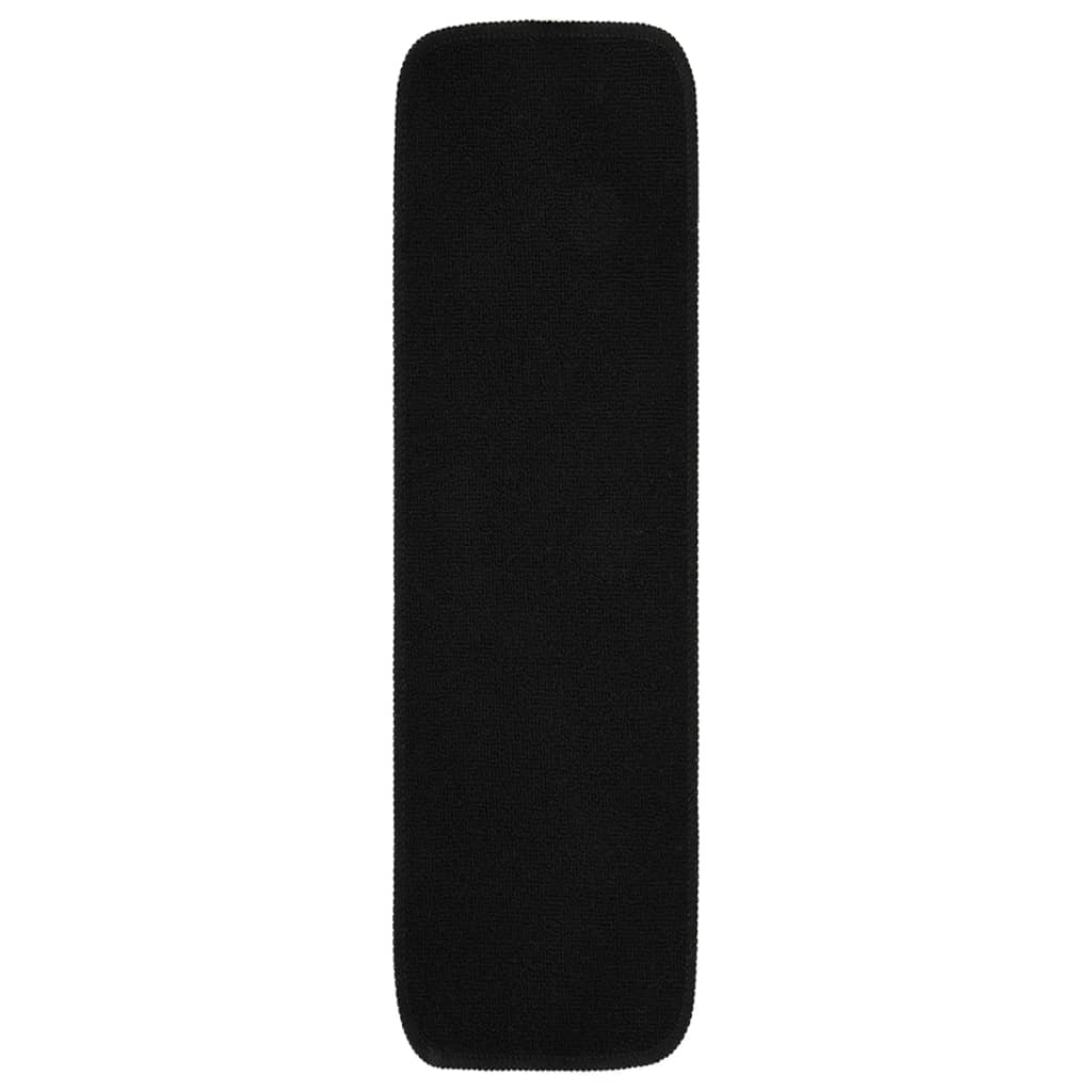 Trapmatten 15 st anti-slip rechthoekig 75x20 cm zwart is nu te koop bij PeponiXL, paradijselijk wonen!