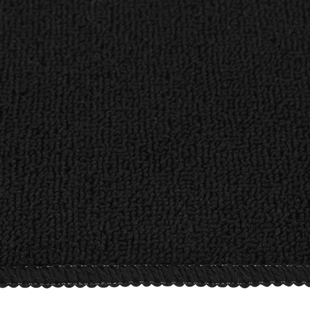 Trapmatten 15 st anti-slip rechthoekig 75x20 cm zwart is nu te koop bij PeponiXL, paradijselijk wonen!