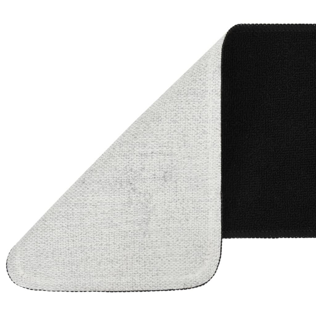 Trapmatten 15 st anti-slip rechthoekig 75x20 cm zwart is nu te koop bij PeponiXL, paradijselijk wonen!