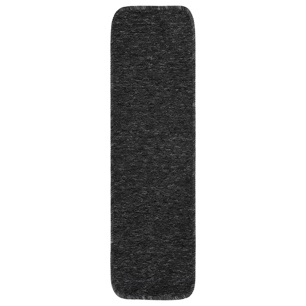 Trapmatten 15 st anti-slip rechthoekig 75x20 cm antracietkleur is nu te koop bij PeponiXL, paradijselijk wonen!