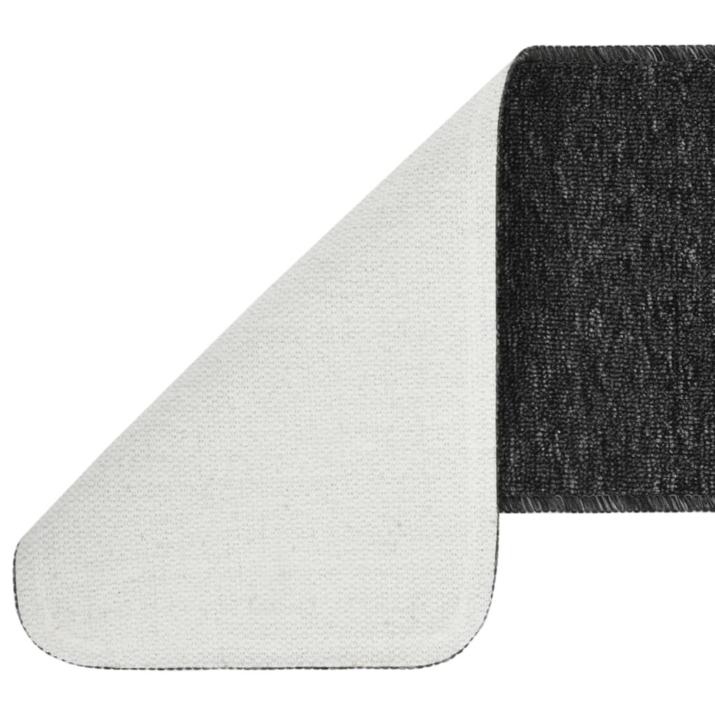 Trapmatten 15 st anti-slip rechthoekig 75x20 cm antracietkleur is nu te koop bij PeponiXL, paradijselijk wonen!