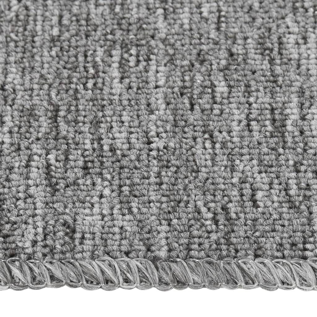 Trapmatten 15 st anti-slip rechthoekig 60x25 cm grijs is nu te koop bij PeponiXL, paradijselijk wonen!