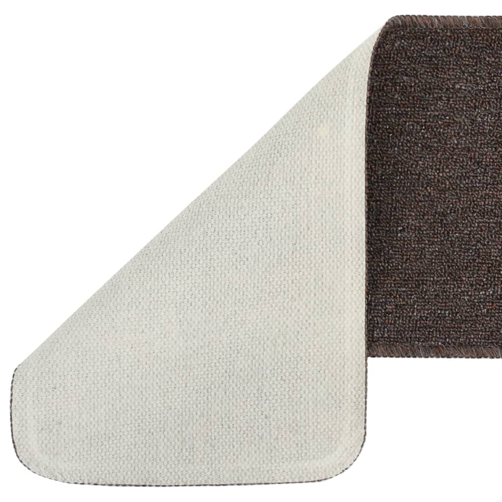 Trapmatten 15 st anti-slip rechthoekig 60x25 cm bruin is nu te koop bij PeponiXL, paradijselijk wonen!