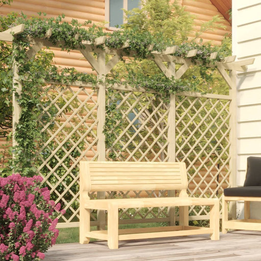 Tuinhek met latwerk en pergola 300x50x200 cm geïmpregneerd hout is nu te koop bij PeponiXL, paradijselijk wonen!