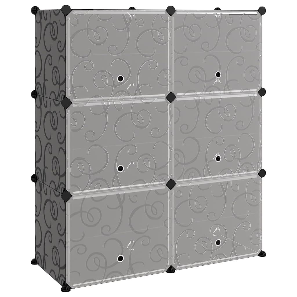 Schoenenrek 84,5x31x93,5 cm polypropeen zwart is nu te koop bij PeponiXL, paradijselijk wonen!
