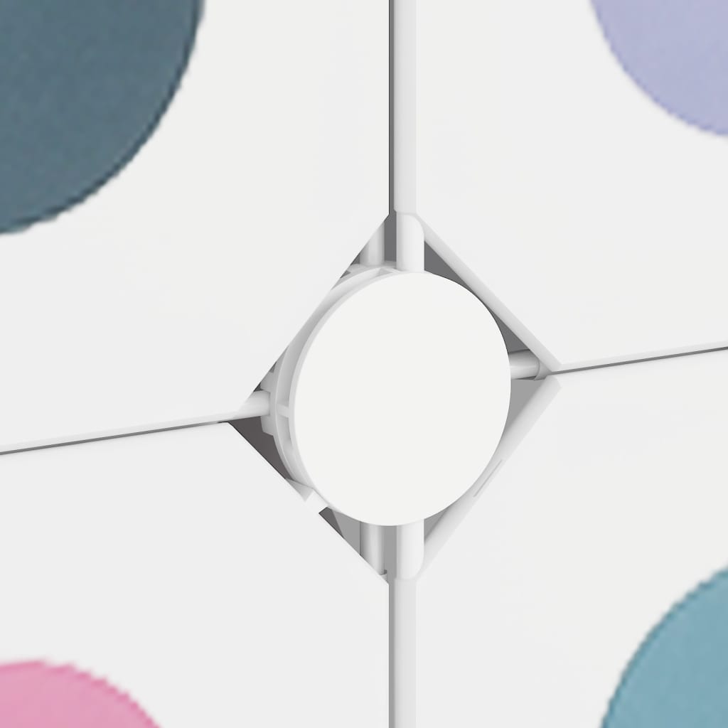 Kinderopbergmeubel met 15 vakken polypropeen wit is nu te koop bij PeponiXL, paradijselijk wonen!