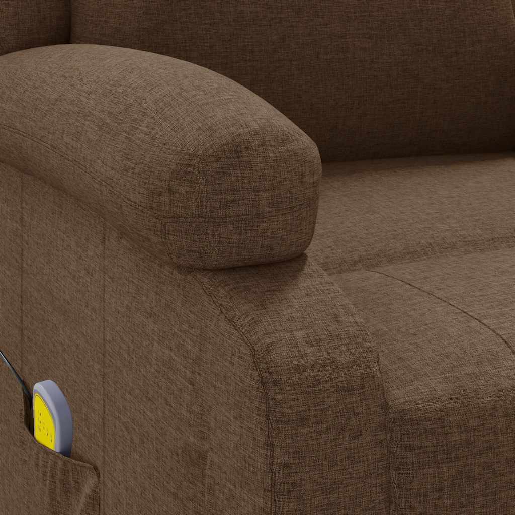 Massagestoel stof bruin is nu te koop bij PeponiXL, paradijselijk wonen!