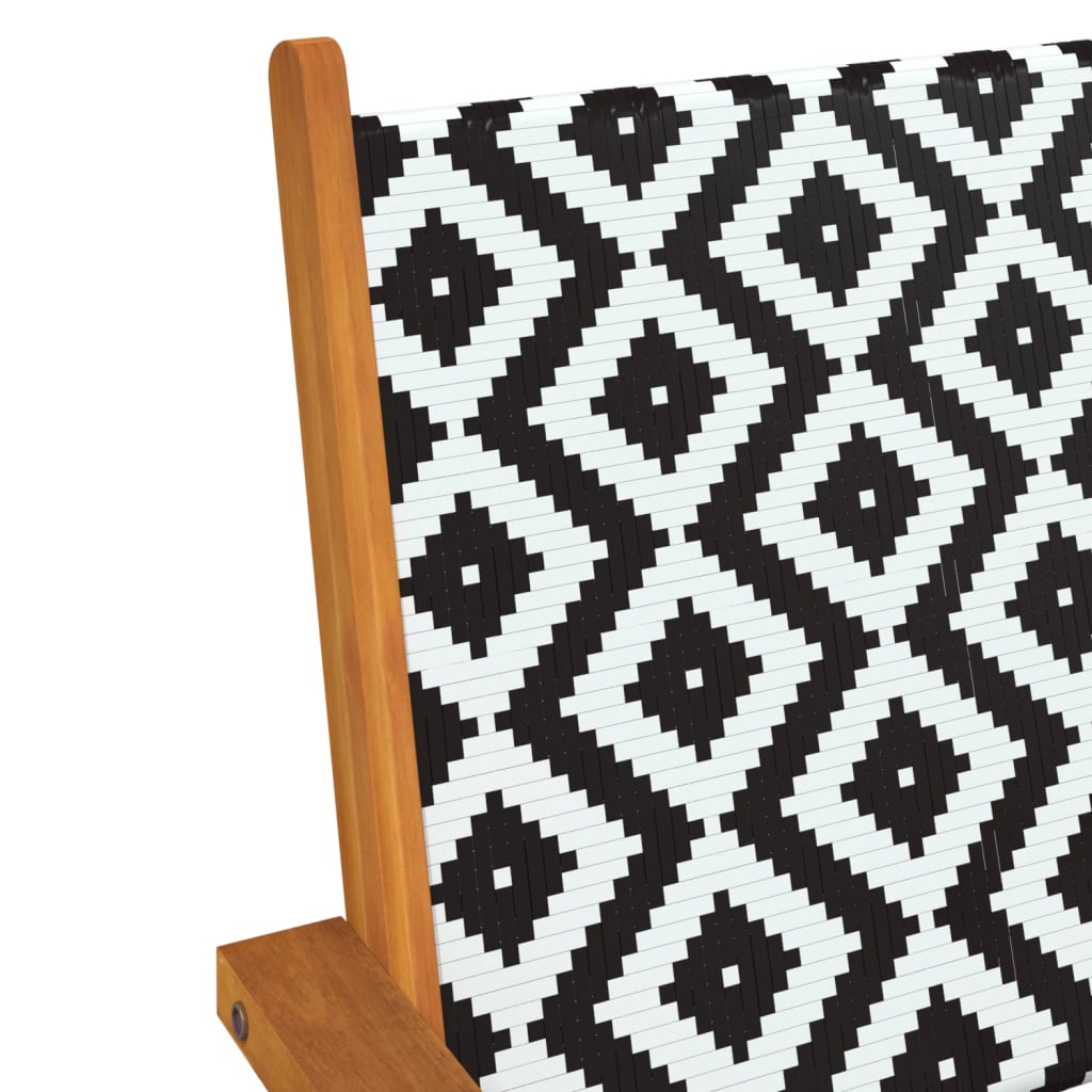 Tuinstoelen 6 stuks massief acaciahout is nu te koop bij PeponiXL, paradijselijk wonen!