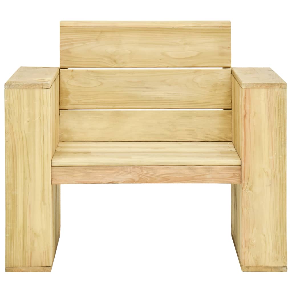 3-delige Loungeset geïmpregneerd massief grenenhout is nu te koop bij PeponiXL, paradijselijk wonen!