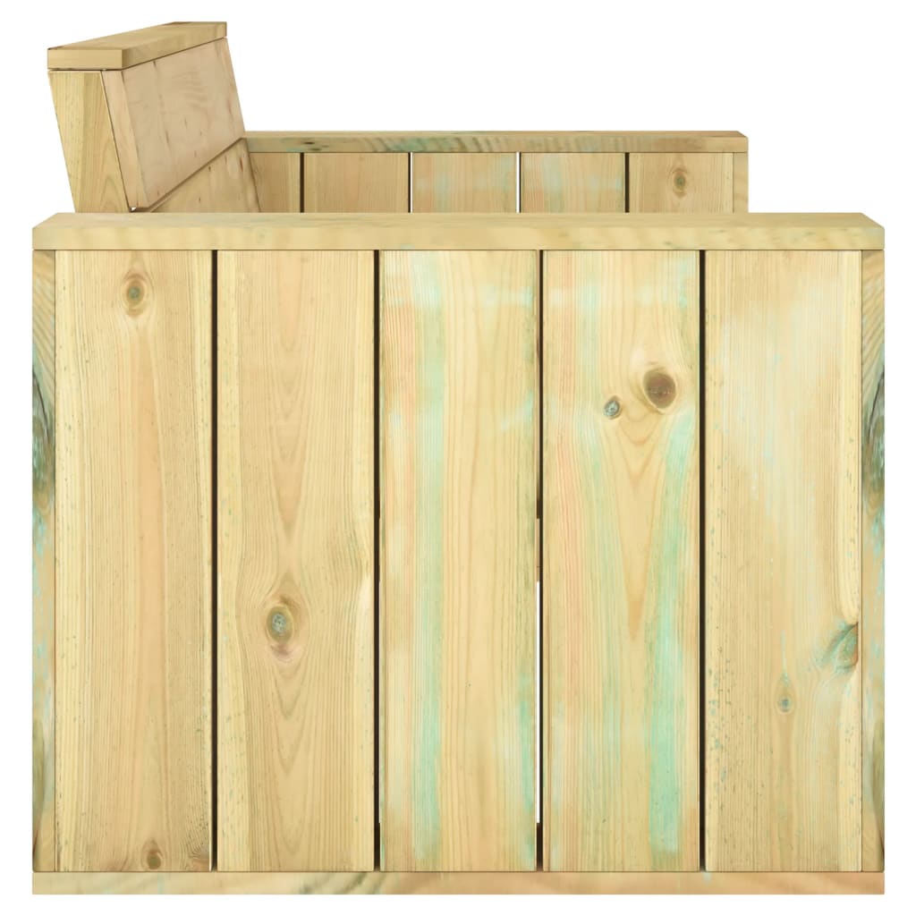 3-delige Loungeset geïmpregneerd massief grenenhout is nu te koop bij PeponiXL, paradijselijk wonen!