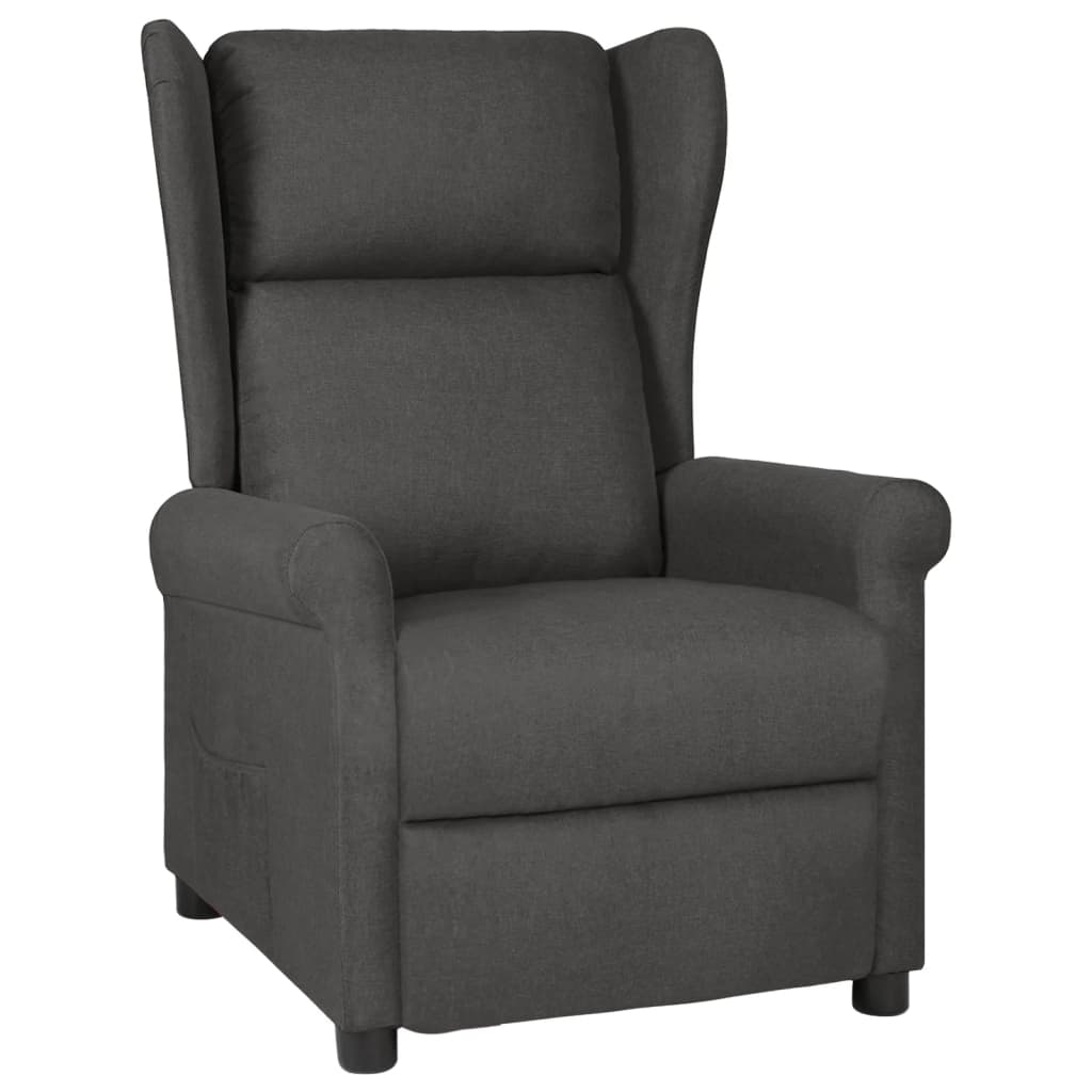 Fauteuil verstelbaar stof donkergrijs is nu te koop bij PeponiXL, paradijselijk wonen!