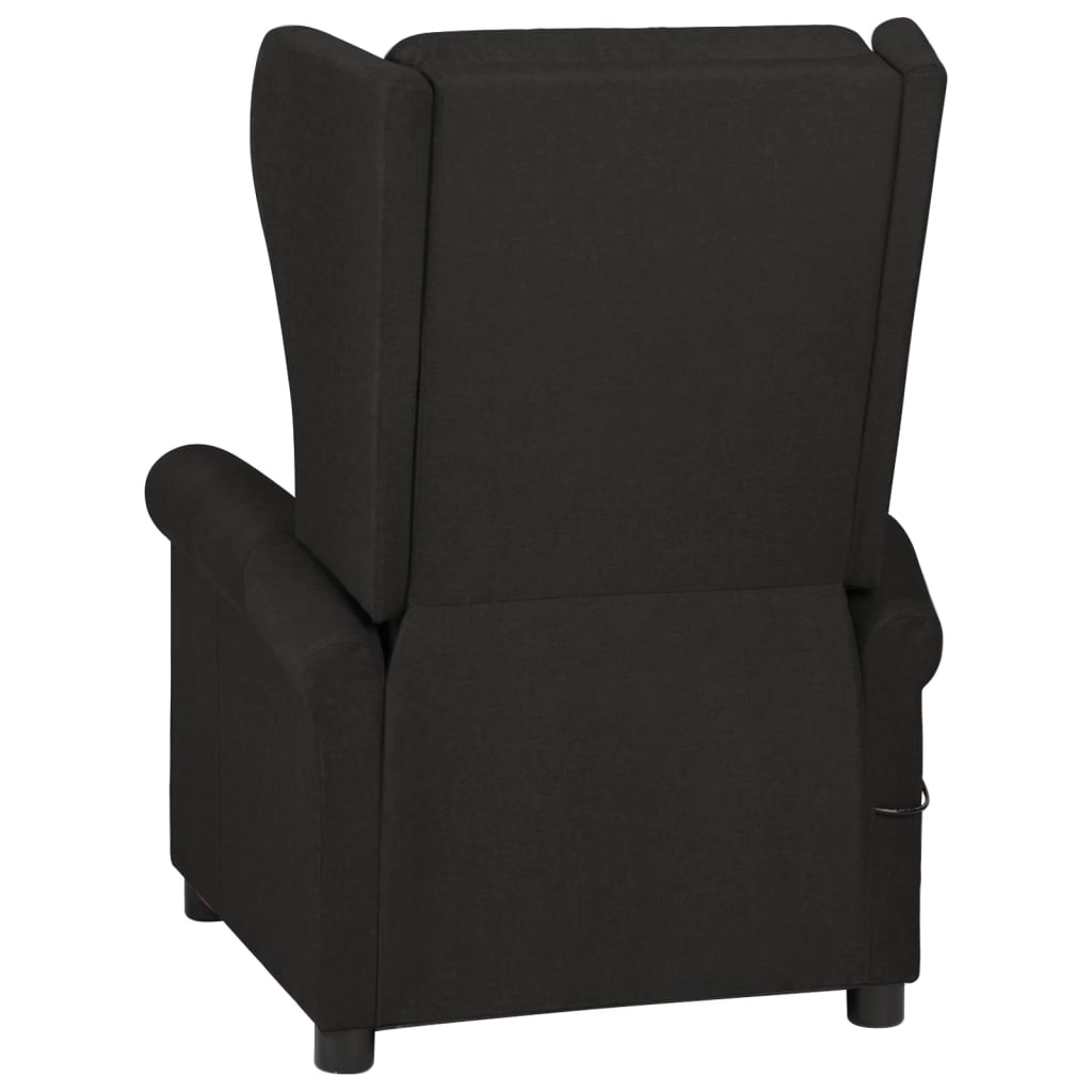 Fauteuil verstelbaar stof zwart is nu te koop bij PeponiXL, paradijselijk wonen!