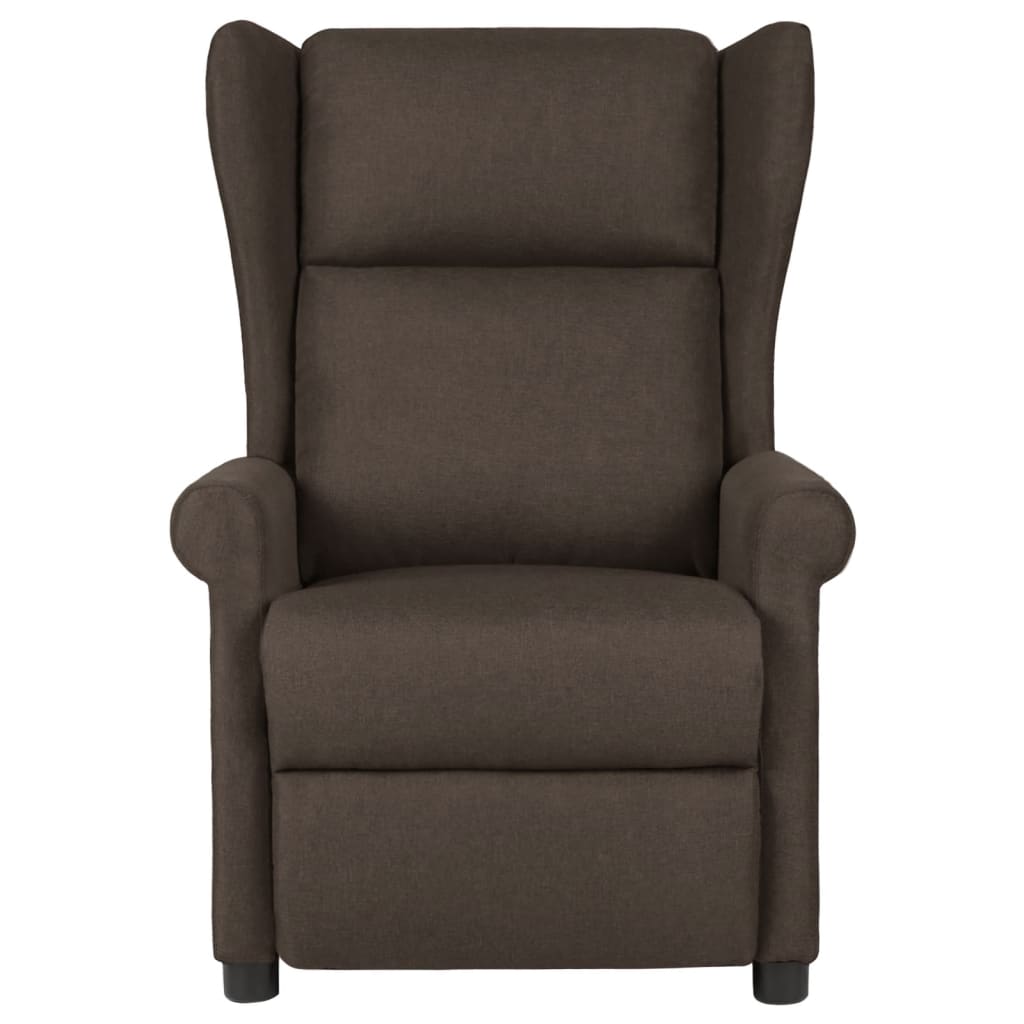 Fauteuil verstelbaar stof donkerbruin is nu te koop bij PeponiXL, paradijselijk wonen!