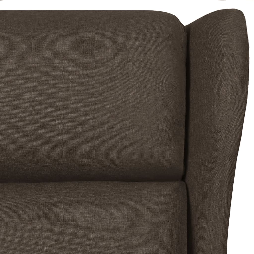 Fauteuil verstelbaar stof donkerbruin is nu te koop bij PeponiXL, paradijselijk wonen!