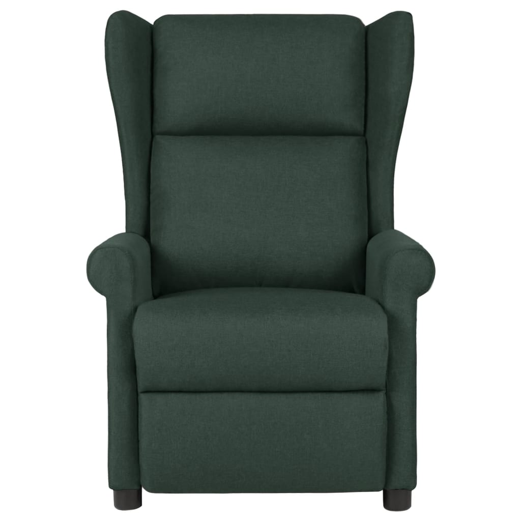 Fauteuil verstelbaar stof donkergroen is nu te koop bij PeponiXL, paradijselijk wonen!