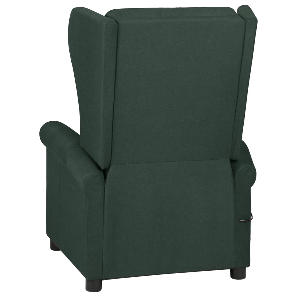 Fauteuil verstelbaar stof donkergroen is nu te koop bij PeponiXL, paradijselijk wonen!