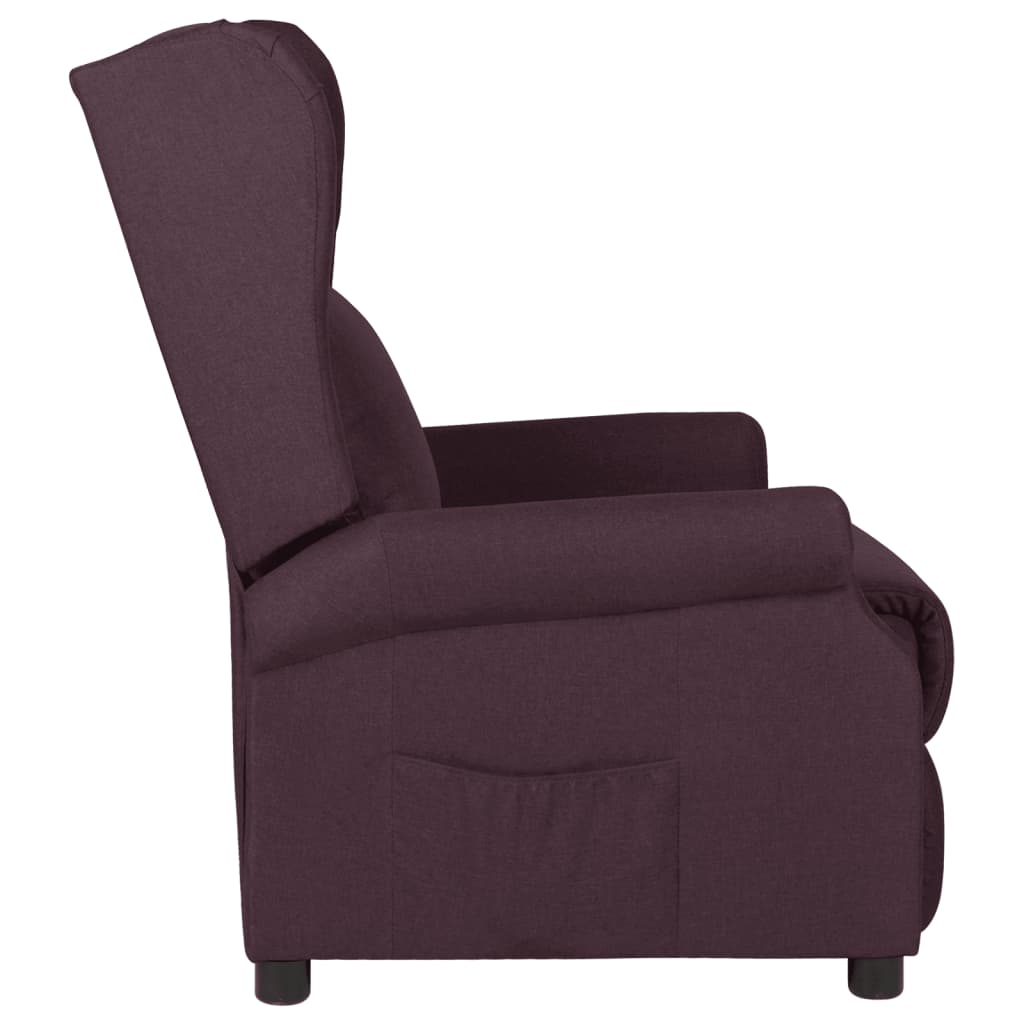 Fauteuil verstelbaar stof crèmekleurig is nu te koop bij PeponiXL, paradijselijk wonen!