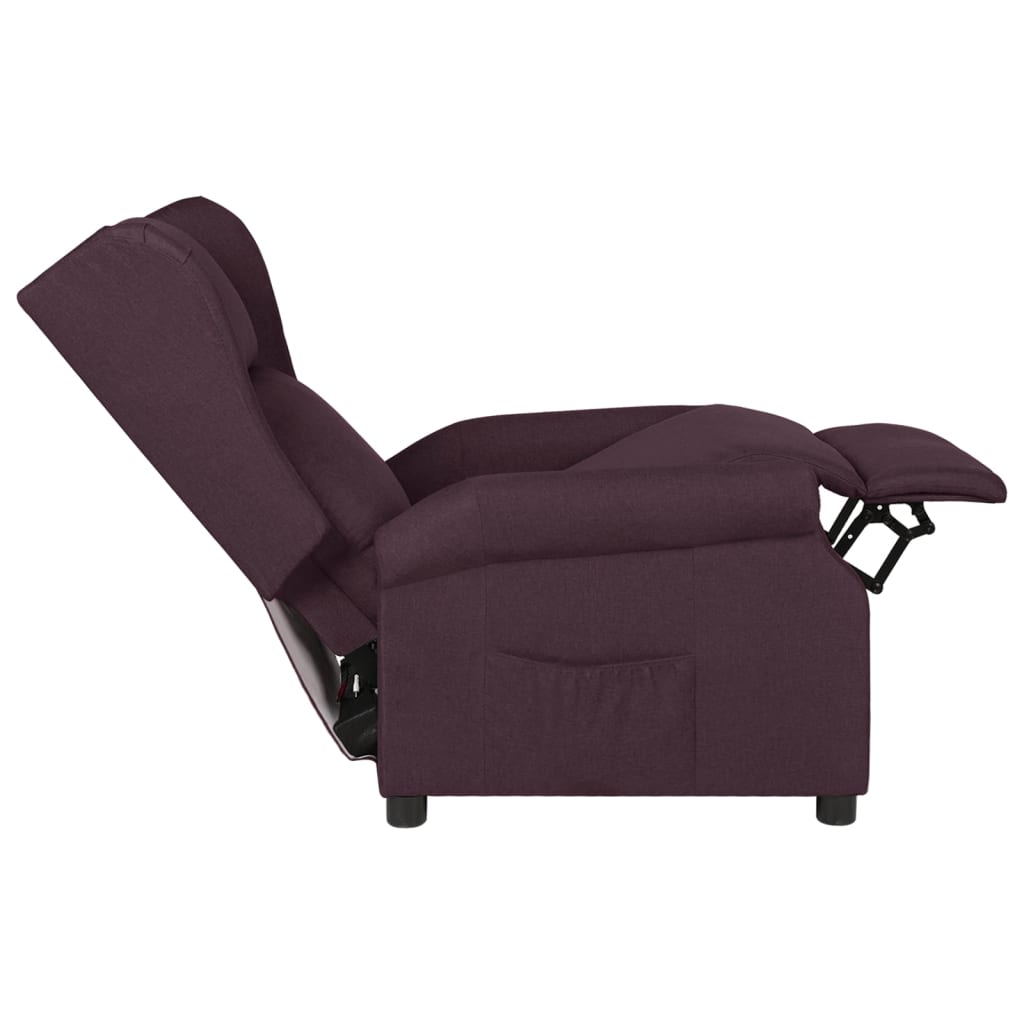 Fauteuil verstelbaar stof crèmekleurig is nu te koop bij PeponiXL, paradijselijk wonen!