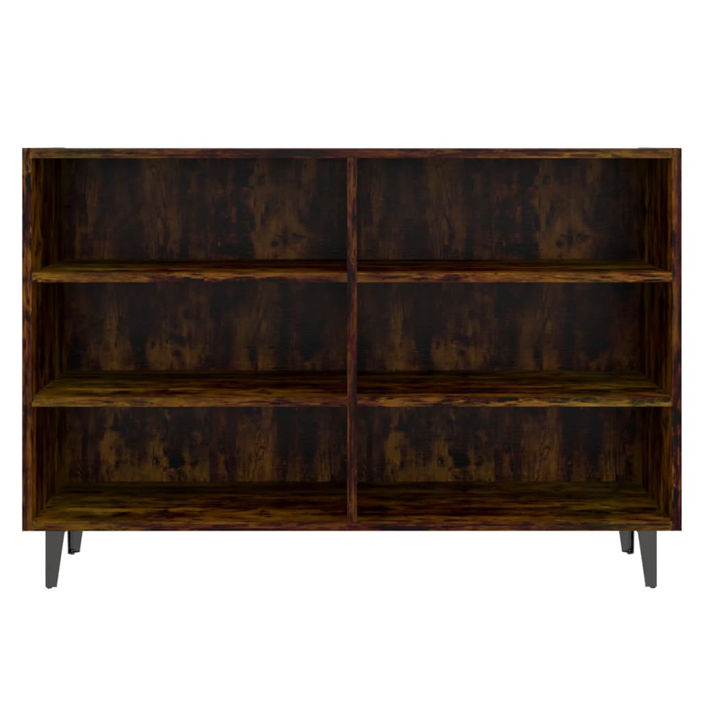 Dressoir 103,5x35x70 cm bewerkt hout gerookt eikenkleurig is nu te koop bij PeponiXL, paradijselijk wonen!