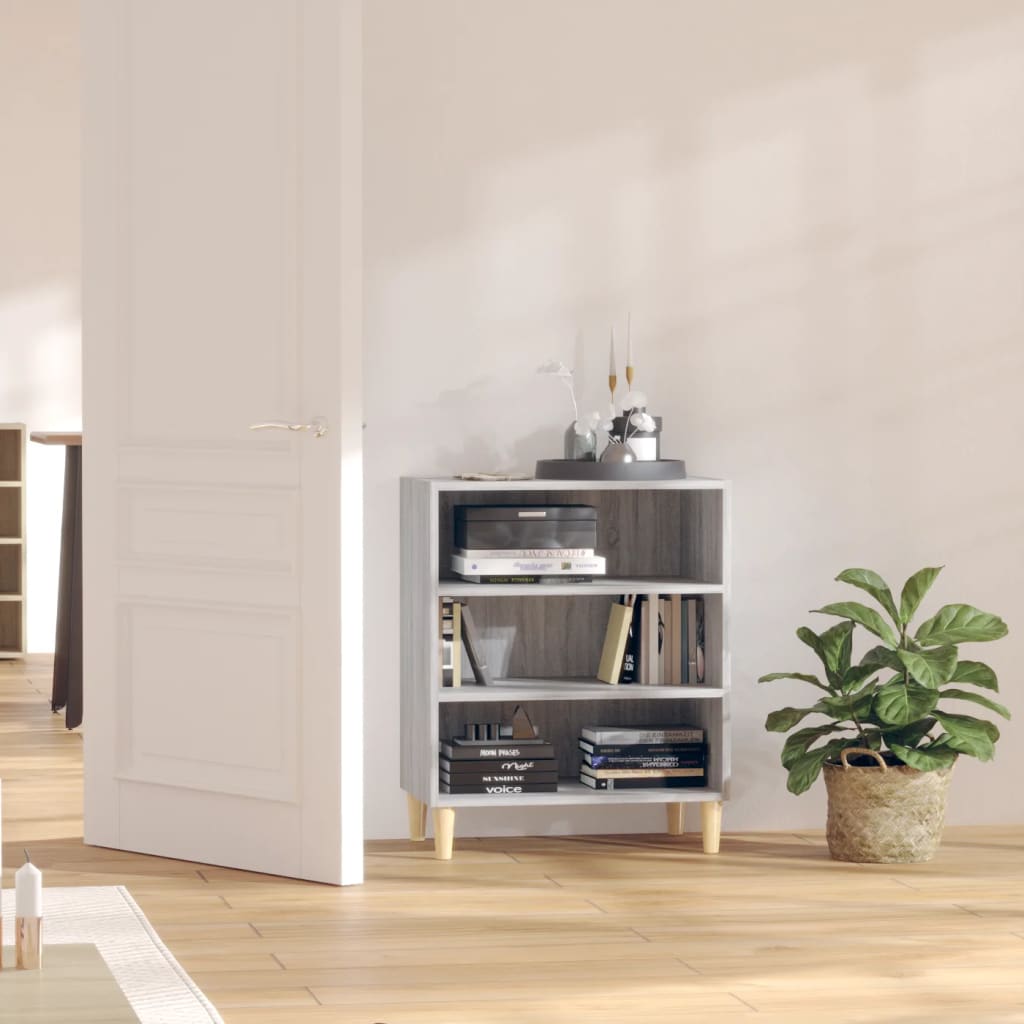 Dressoir 57x35x70 cm bewerkt hout grijs sonoma eikenkleurig is nu te koop bij PeponiXL, paradijselijk wonen!