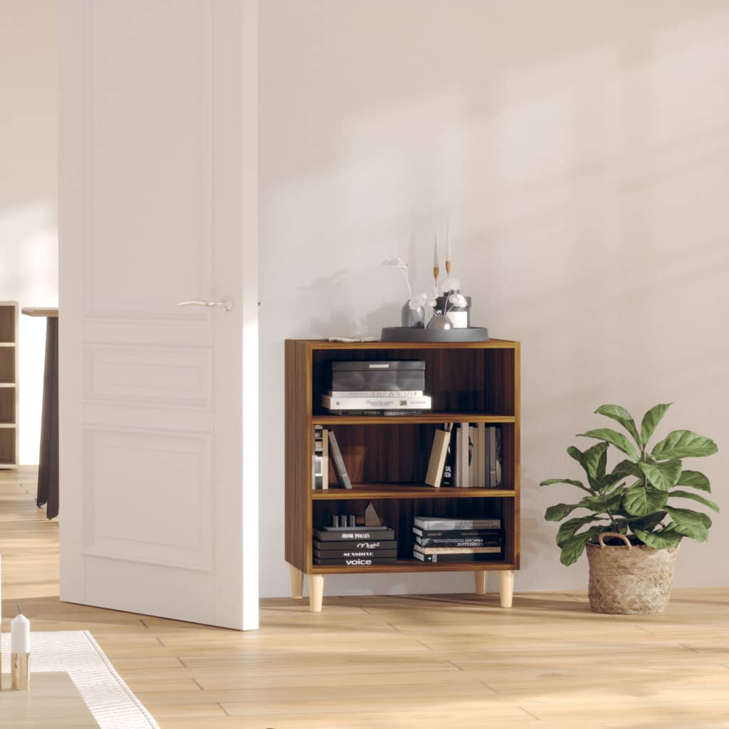 Dressoir 57x35x70 cm spaanplaat bruin eikenkleur is nu te koop bij PeponiXL, paradijselijk wonen!