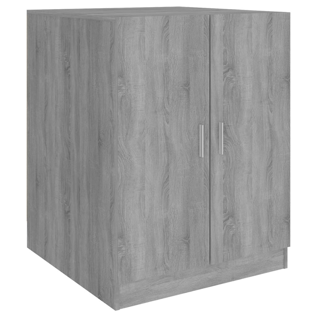 Wasmachinekast 71x71,5x91,5 cm grijs sonoma eikenkleurig is nu te koop bij PeponiXL, paradijselijk wonen!
