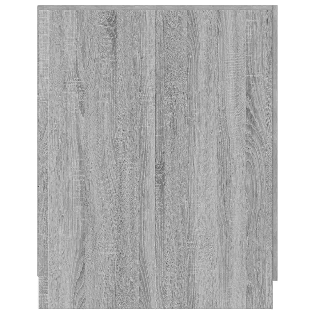 Wasmachinekast 71x71,5x91,5 cm grijs sonoma eikenkleurig is nu te koop bij PeponiXL, paradijselijk wonen!