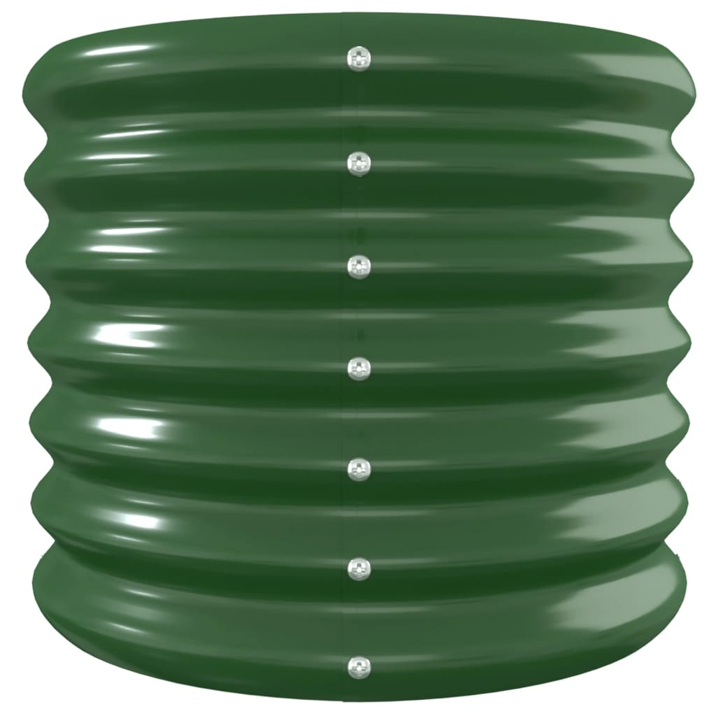 Plantenbak 260x40x36 cm gegalvaniseerd staal groen is nu te koop bij PeponiXL, paradijselijk wonen!