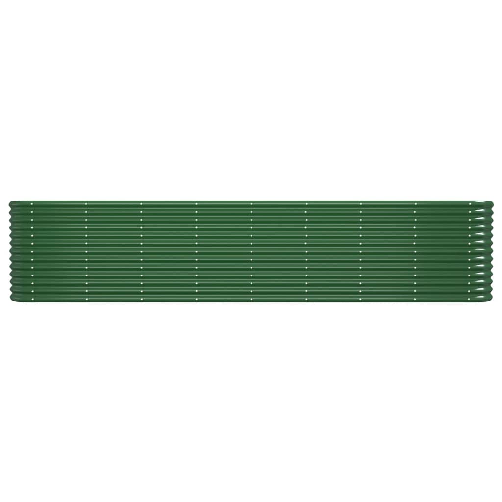 Plantenbak 332x40x68 cm gepoedercoat staal groen is nu te koop bij PeponiXL, paradijselijk wonen!