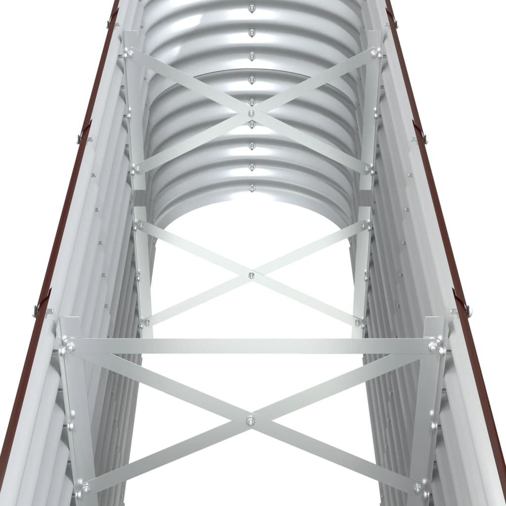 Plantenbak 332x40x68 cm gegalvaniseerd staal bruin is nu te koop bij PeponiXL, paradijselijk wonen!