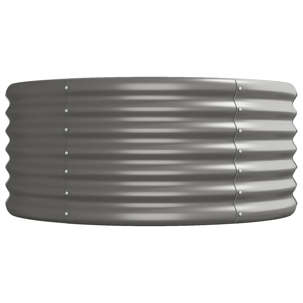 Plantenbak 512x80x36 cm gegalvaniseerd staal grijs is nu te koop bij PeponiXL, paradijselijk wonen!