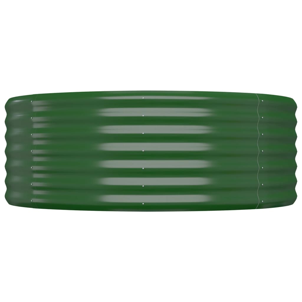 Plantenbak 249x100x36 cm gegalvaniseerd staal groen is nu te koop bij PeponiXL, paradijselijk wonen!