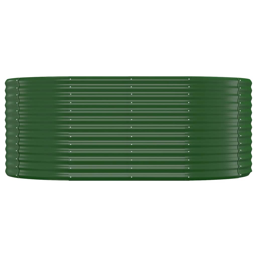 Plantenbak 175x100x68 cm gegalvaniseerd staal groen is nu te koop bij PeponiXL, paradijselijk wonen!