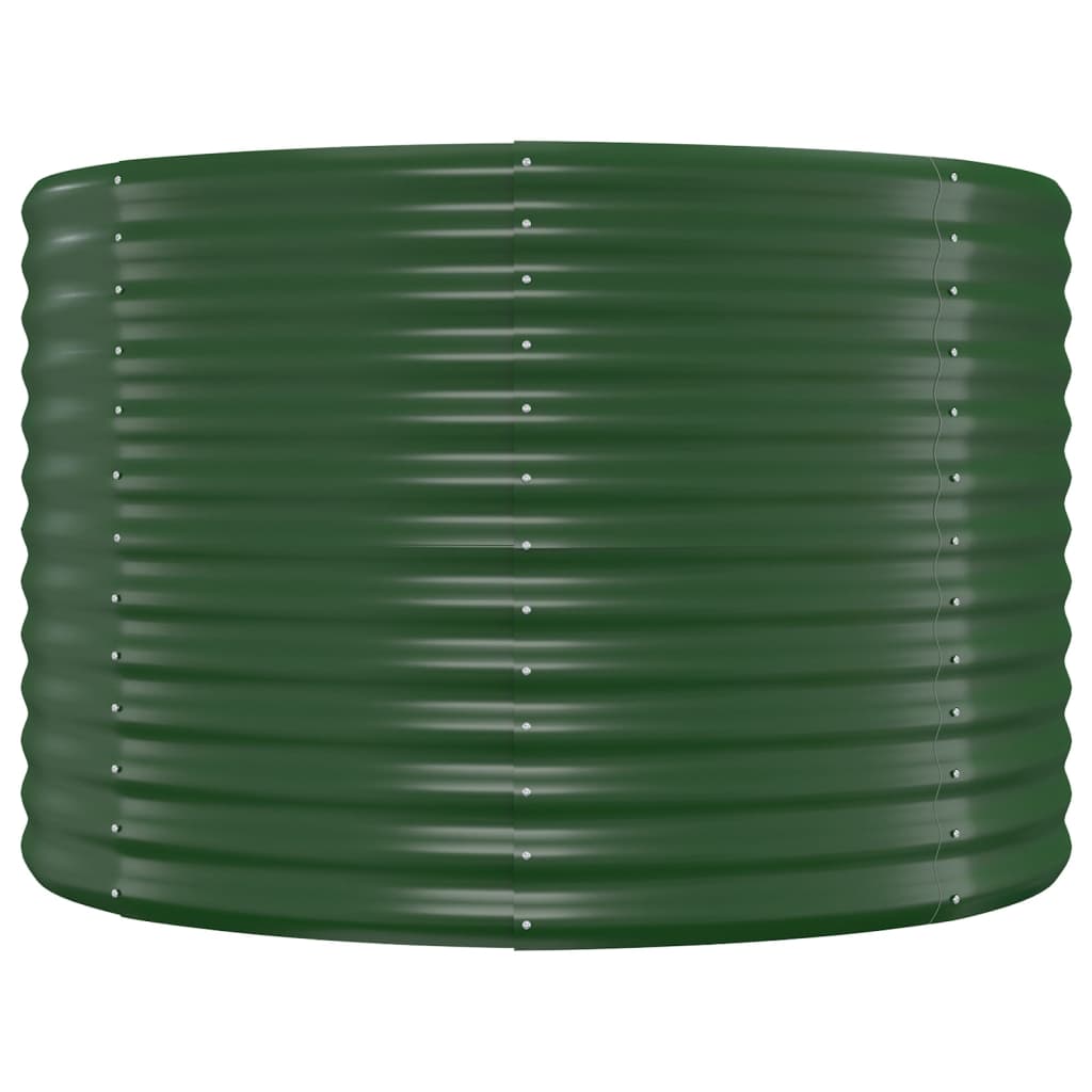 Plantenbak 175x100x68 cm gegalvaniseerd staal groen is nu te koop bij PeponiXL, paradijselijk wonen!