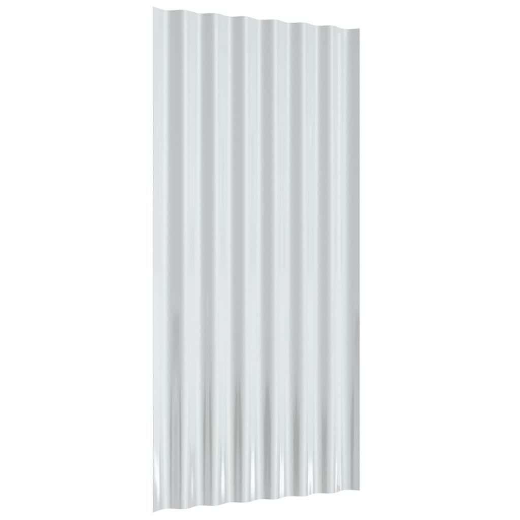 Dakpanelen 36 st 80x36 cm gegalvaniseerd staal grijs is nu te koop bij PeponiXL, paradijselijk wonen!
