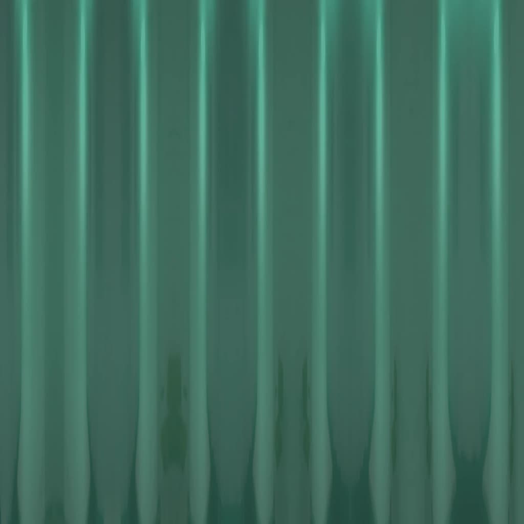 Dakpanelen 12 st 100x36 cm gegalvaniseerd staal groen is nu te koop bij PeponiXL, paradijselijk wonen!