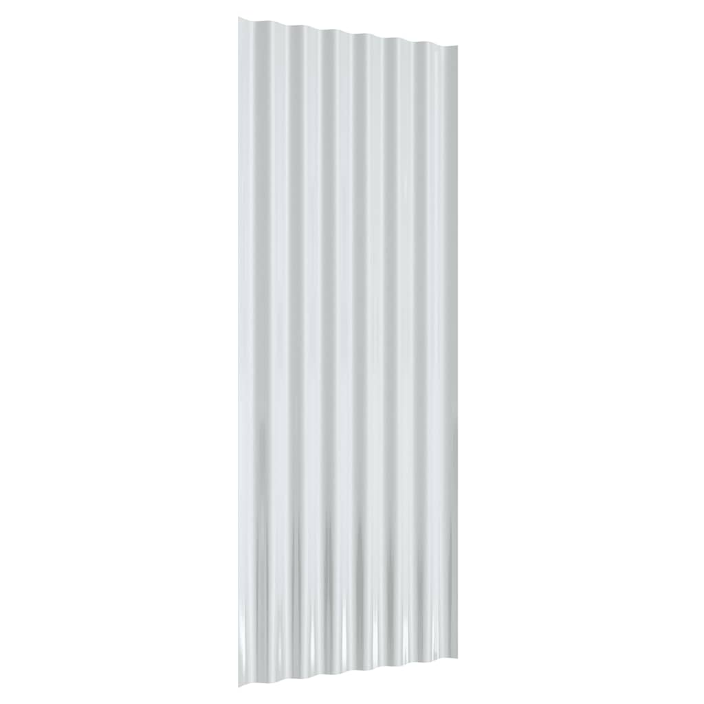 Dakpanelen 12 st 100x36 cm gegalvaniseerd staal antracietkleurig is nu te koop bij PeponiXL, paradijselijk wonen!